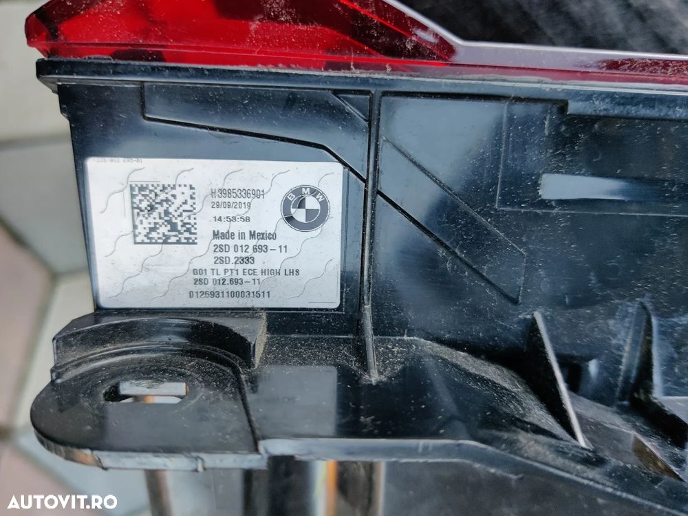 Stop aripa spate Lampa stanga dreapta BMW X3 G01 X4 G02 2017-2021 Nonfacelift 2SD 012 693-11 / 2SD012693-02 - 6