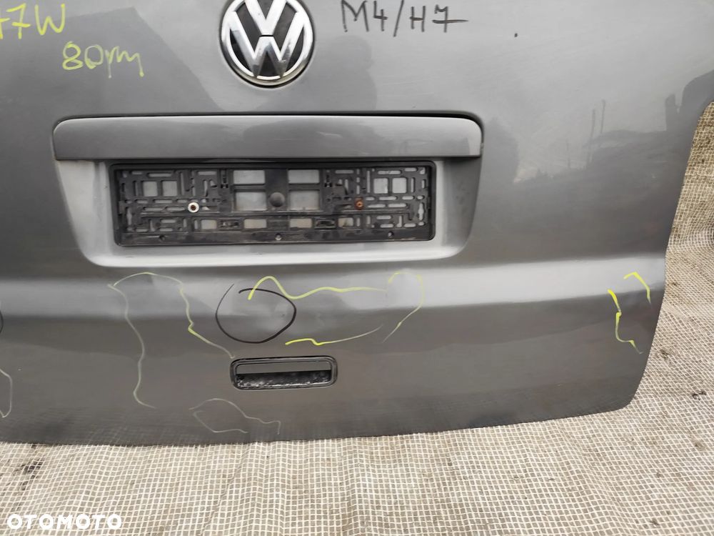 VW Transporter T5 T6 Multivan Klapa Tylna Tył Kompletna Szara LH7W - 13