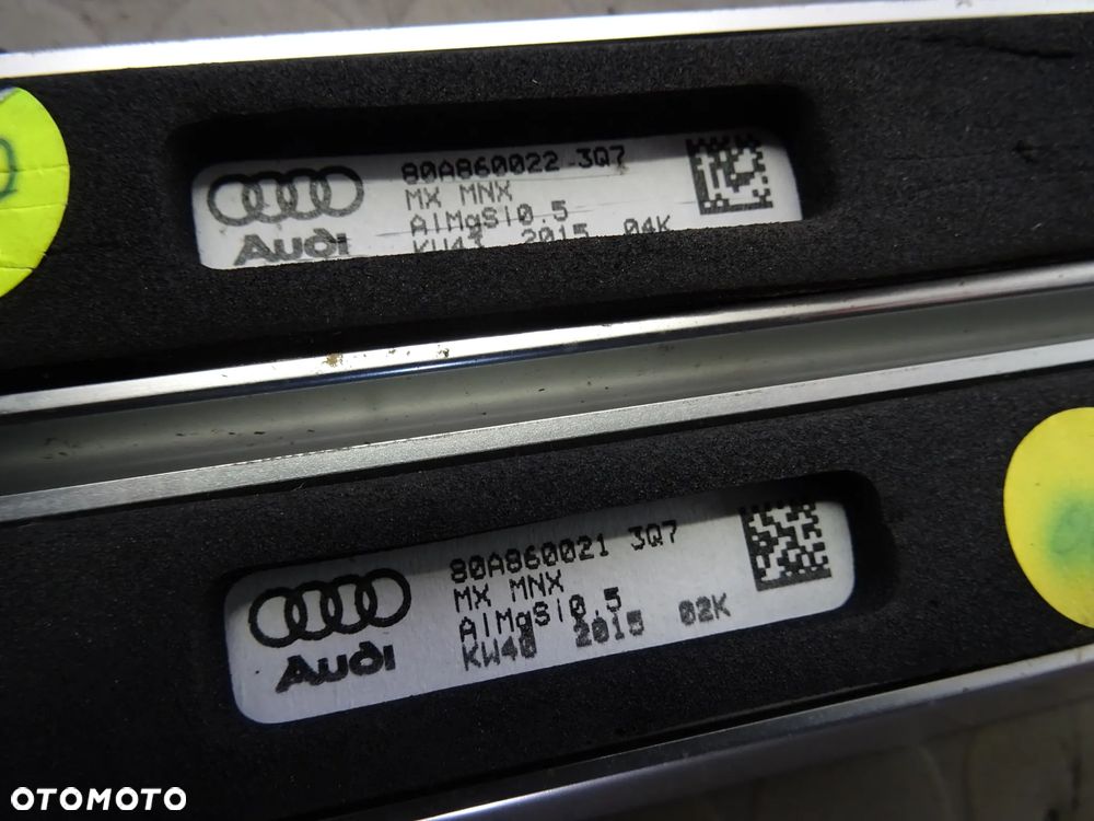 80A860022 80A860021 3Q7 relingi dachowe chrom Audi Q5 80A FY czesci - 2