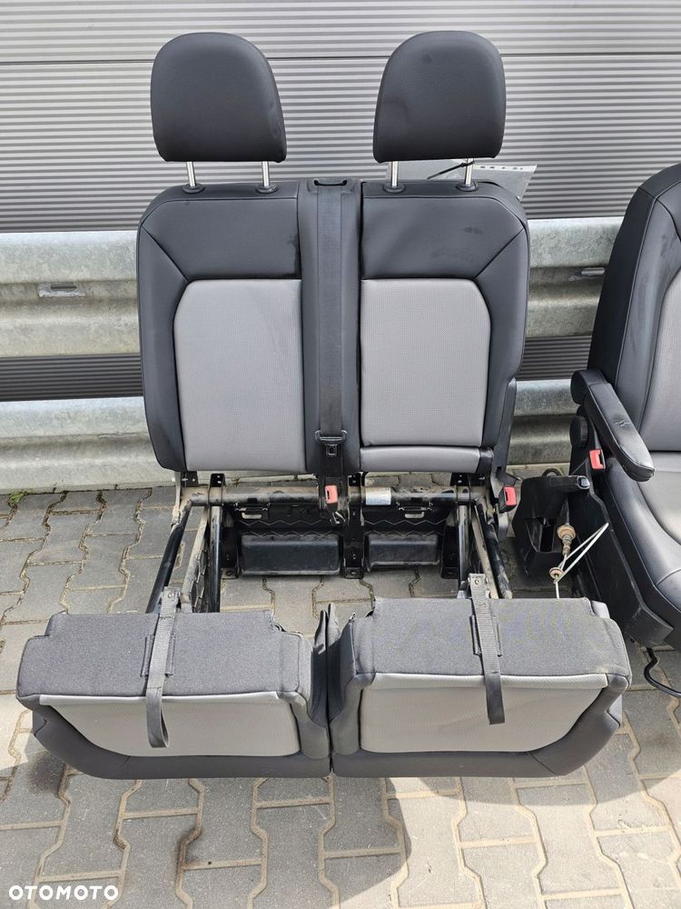 vw crafter ii man tge ławka kanapa dwójka fotel pasażera skóra europa - 2
