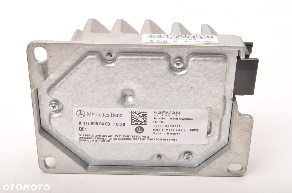 MERCEDES W177 WZMACNIACZ HARMAN A1779050403 - 3