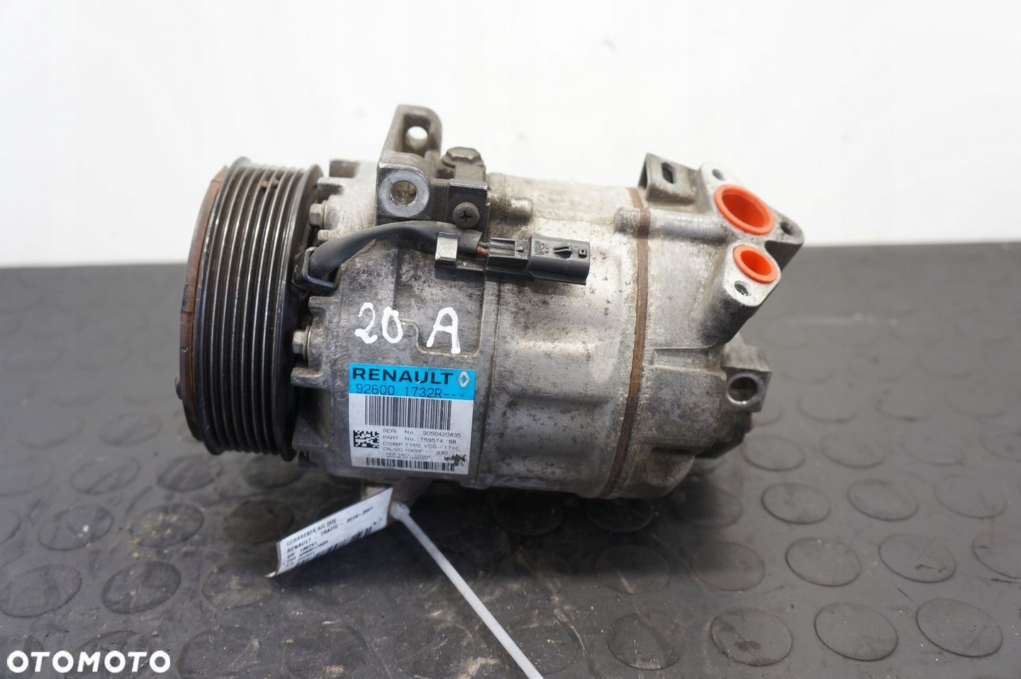 ALTERNATOR TRAFIC III VIVARO 1,6 DCI 926001732R - 1