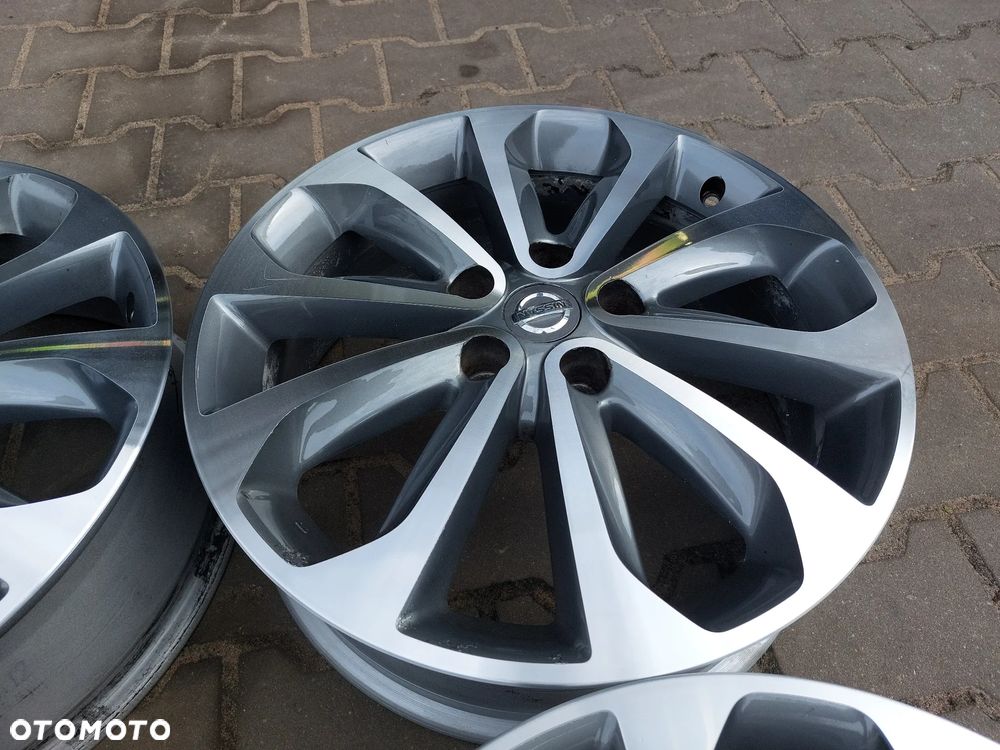 NISSAN QASHQAI J10 J11 FELGI ALUMINIOWE R18 6.5J ET40 5X114.3 ORYGINAŁ PROSTE ! - 7