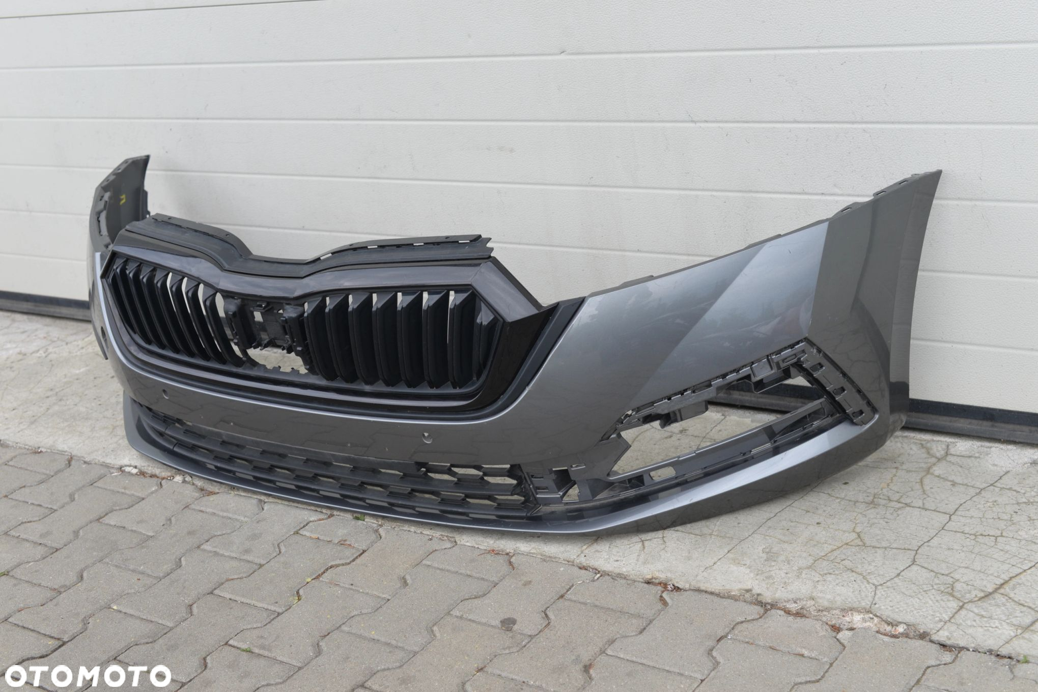 SKODA OCTAVIA IV 4 PRZEDLIFT 2019-2024 ZDERZAK PRZEDNI PRZÓD 4PDC 5E3807221 - 3