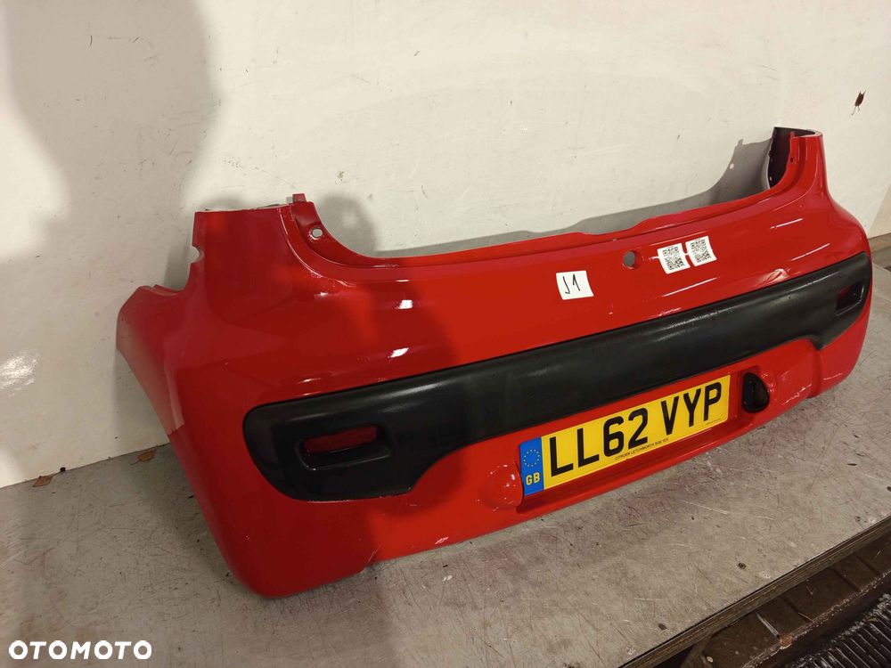 + ZDERZAK TYŁ TYLNY CITROEN C1 PEUGEOT 107 KKN CZERWONY - 3