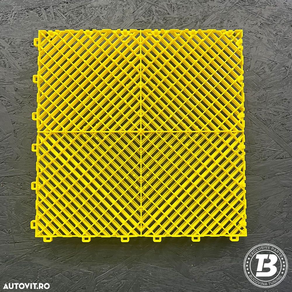 Pardoseala Modulara pentru Garaj si Ateliere Detailing - Galben - 13