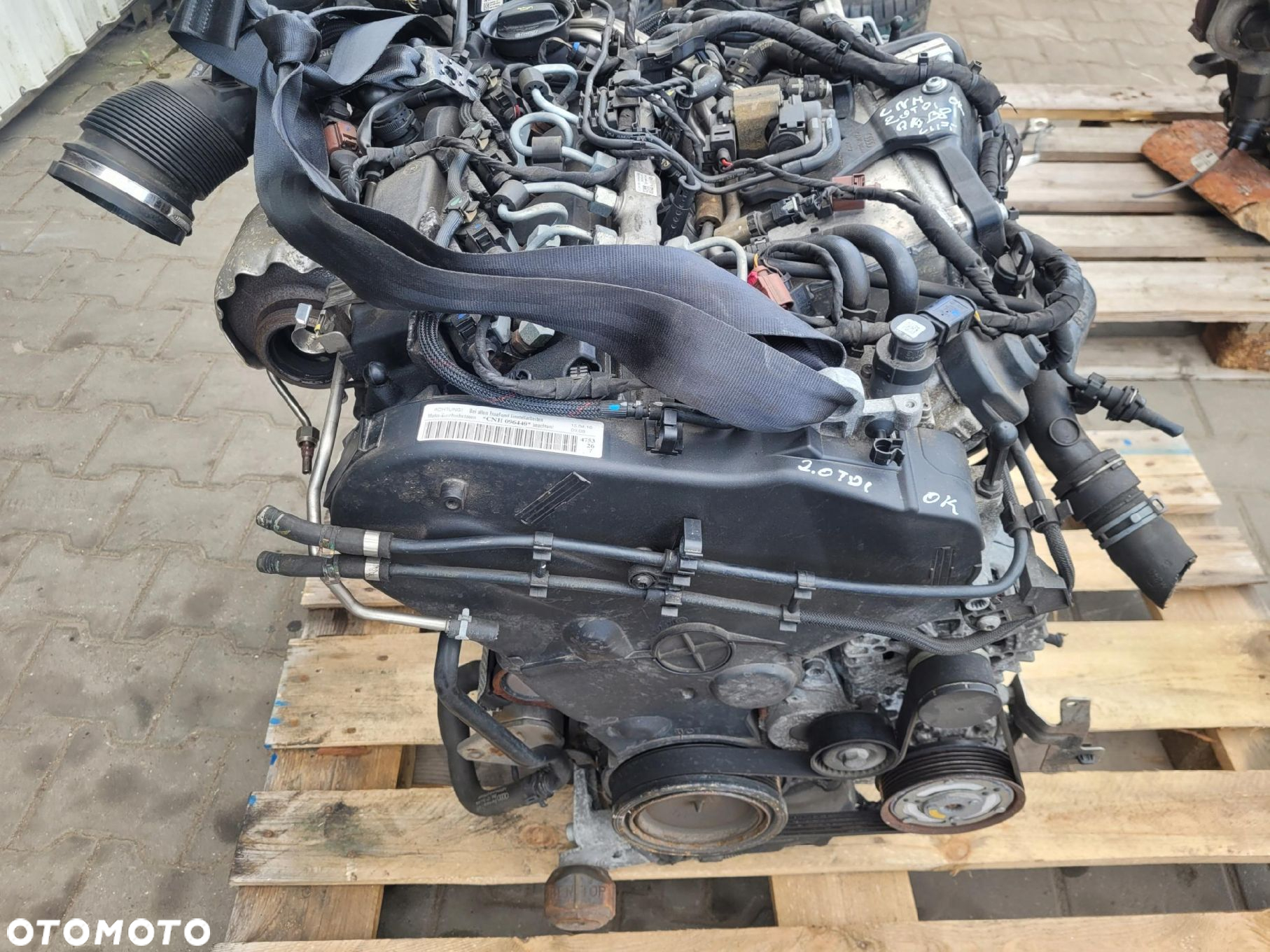 AUDI A4 B8 LIFT Q5 A6 C7 SILNIK 2.0 TDI CNH KOMPLETNY - 3