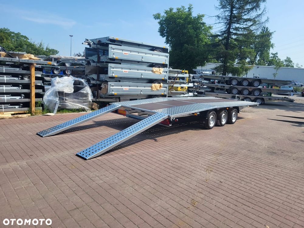 Niewiadów Przyczepa Niewiadów Jupiter NM 6x2,1m mocna rama spawana wypełnienie sklejka koła R13C - 6