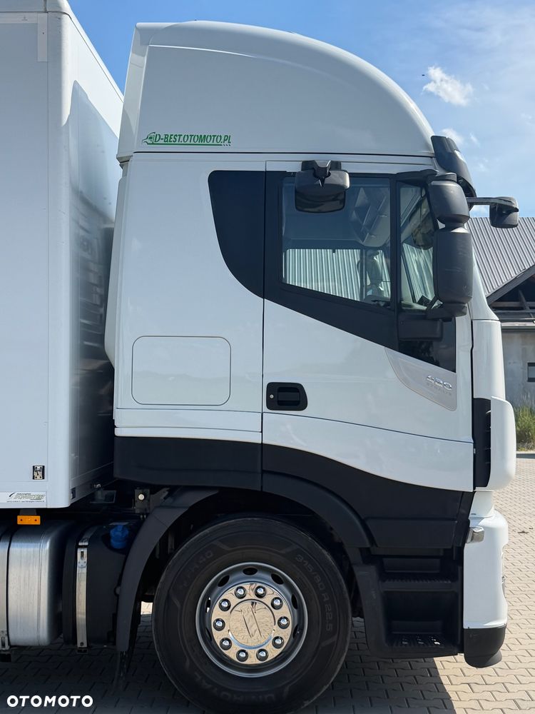 Iveco STRALIS 420 / HI-WAY / KONTENER / WINDA / 23 EUROPALETY / EURO 6 / AUTOMAT / 6x2 / OŚ SKRĘTNA / PODNOSZONA / 2019 ROK / SPROWADZONY - 8