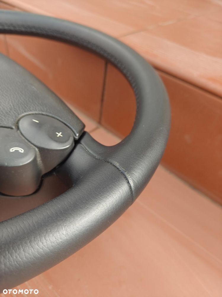 MERCEDES W209 CLK W211 LIFT W219 CLS KIEROWNICA czarna Skórzana Łopatki - 6