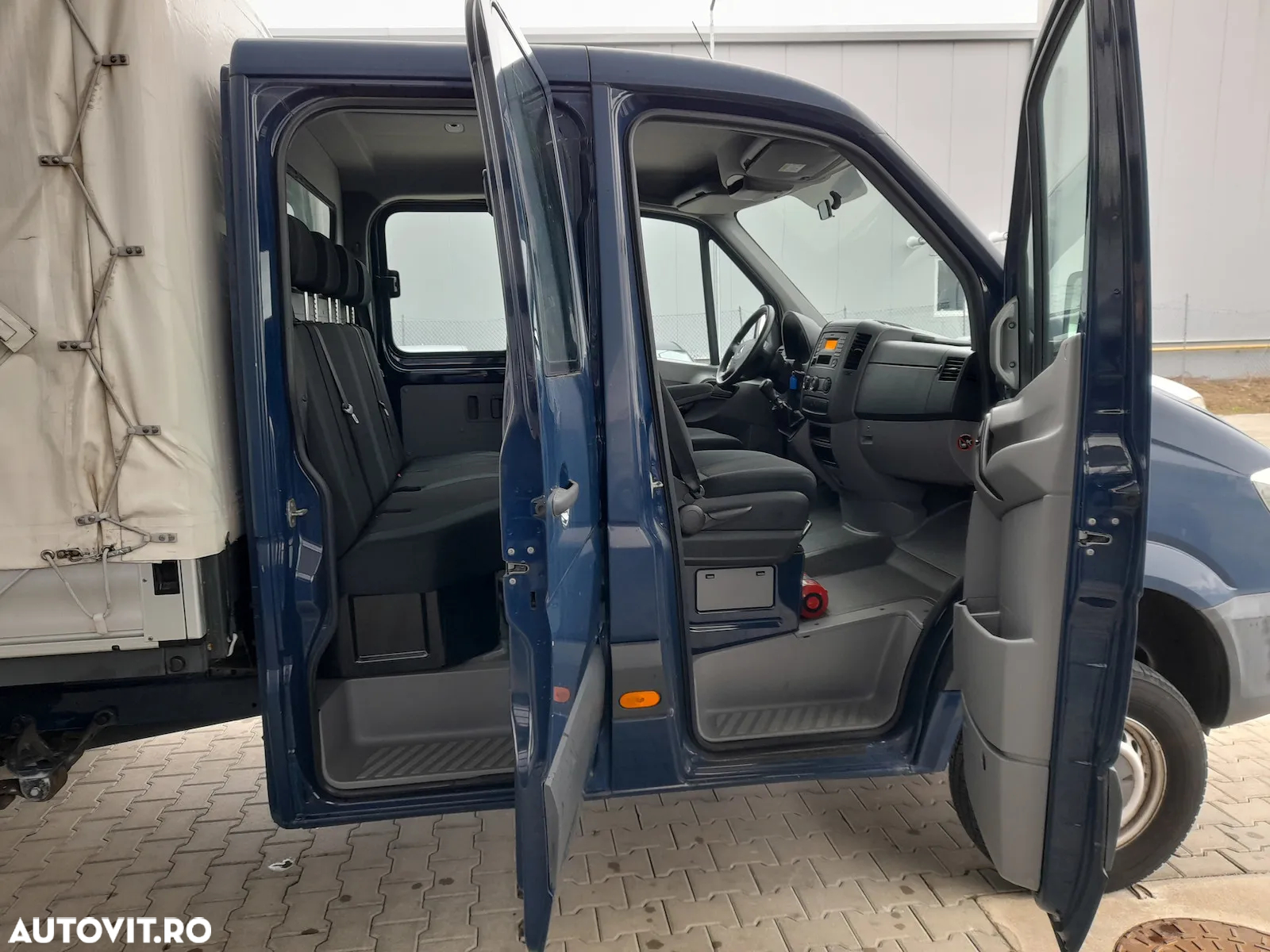 Mercedes-Benz Sprinter 316 DOKA 4X4+6 locuri cu bena transport - 28