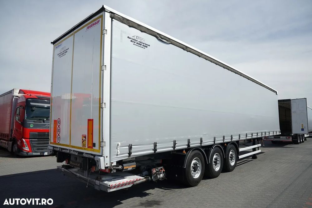 Fruehauf CORTINĂ / AXĂ DE RIDICAT / DHOLLANDIA LIFT 2.000 KG / PODEA REZISTENTĂ / - 2