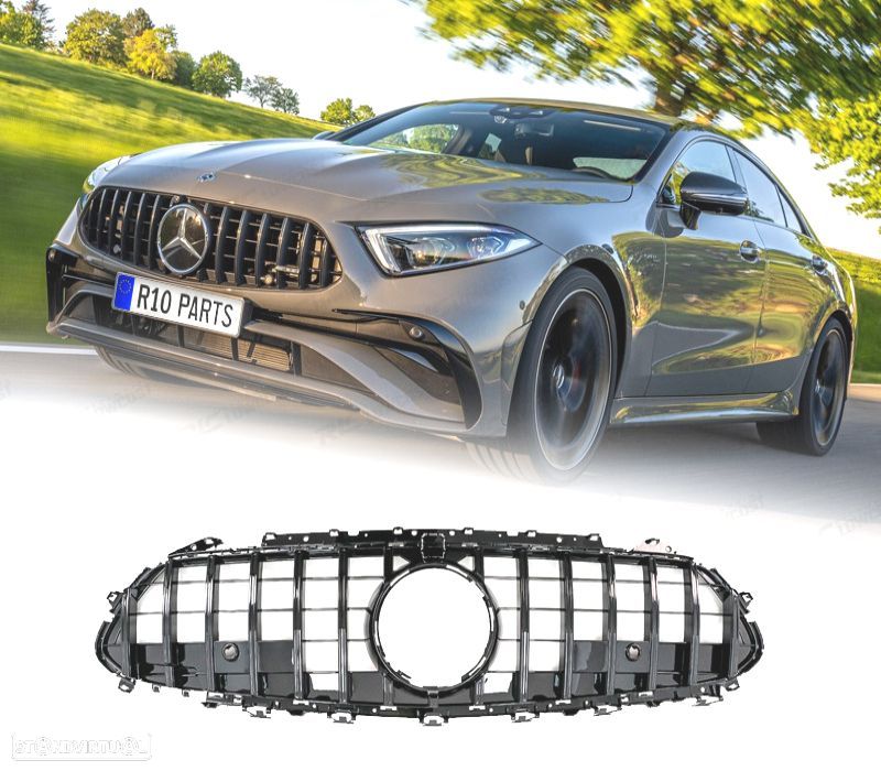 GRELHA MERCEDES W257 18-24 LOOK GTR PRETO BRILHANTE - 1