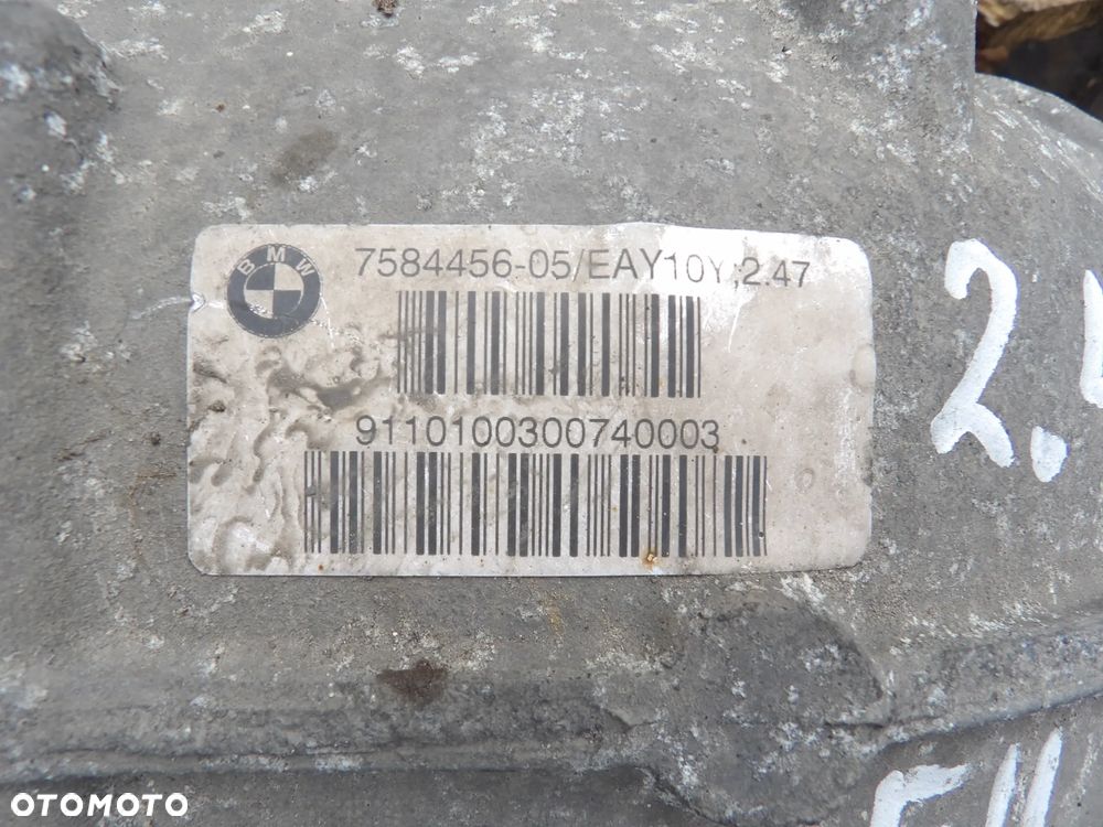 BMW - F10,F11 - 2.47 - KOMPLETNY DYFERENCJAŁ - DEMONTAŻ - 7584456 - 2