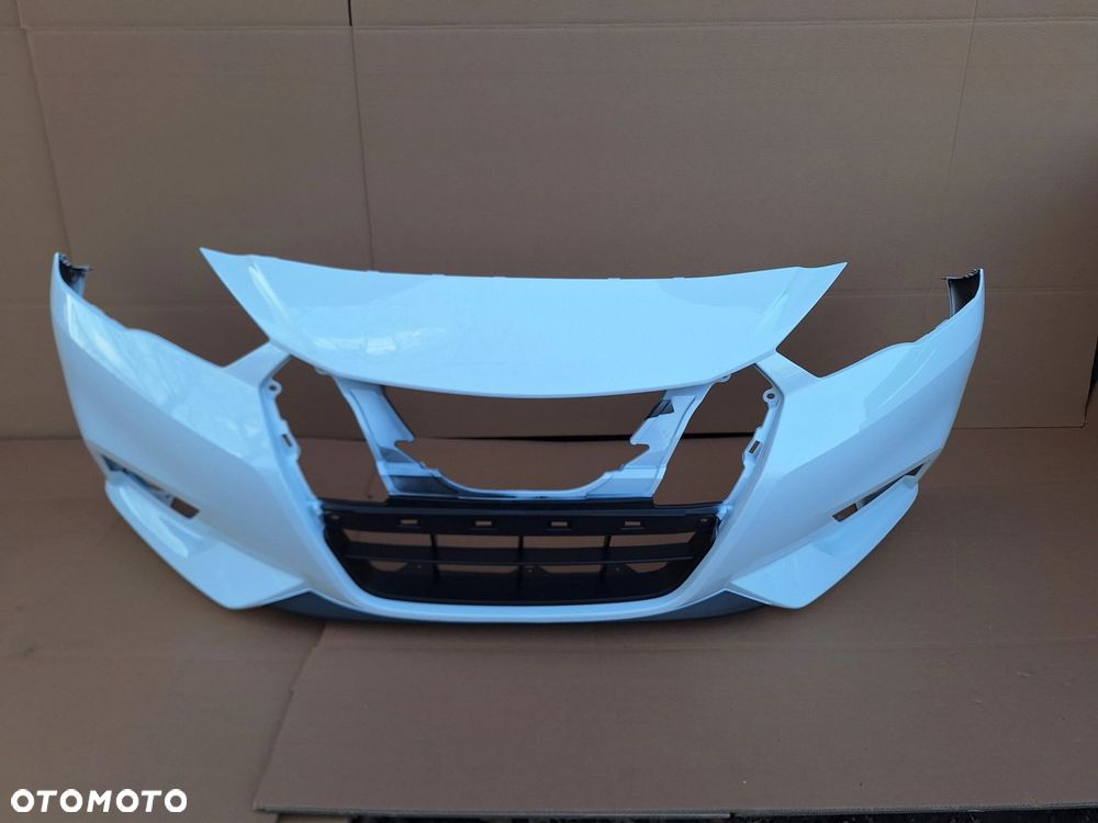 NISSAN MICRA K14 17-21 ORYGINAŁ NOWY IDEAŁ! BIAŁY W KOLOR B02E B02 ZDERZAK PRZÓD PRZEDNI NISSAN 620225FA0H WYSYŁKA 24H - 6