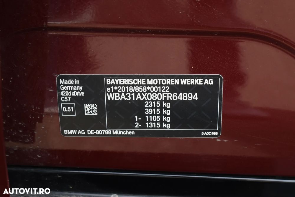 BMW Seria 4 420d xDrive AT MHEV - 30