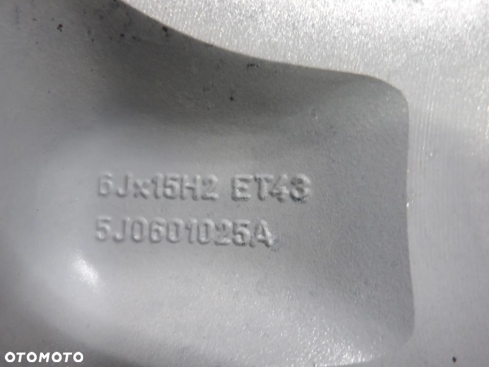 SKODA FABIA II 07-10 1.2B FELGI ALUMINIOWE ALUFELGI 5X100 6J ET43 R15 - 31