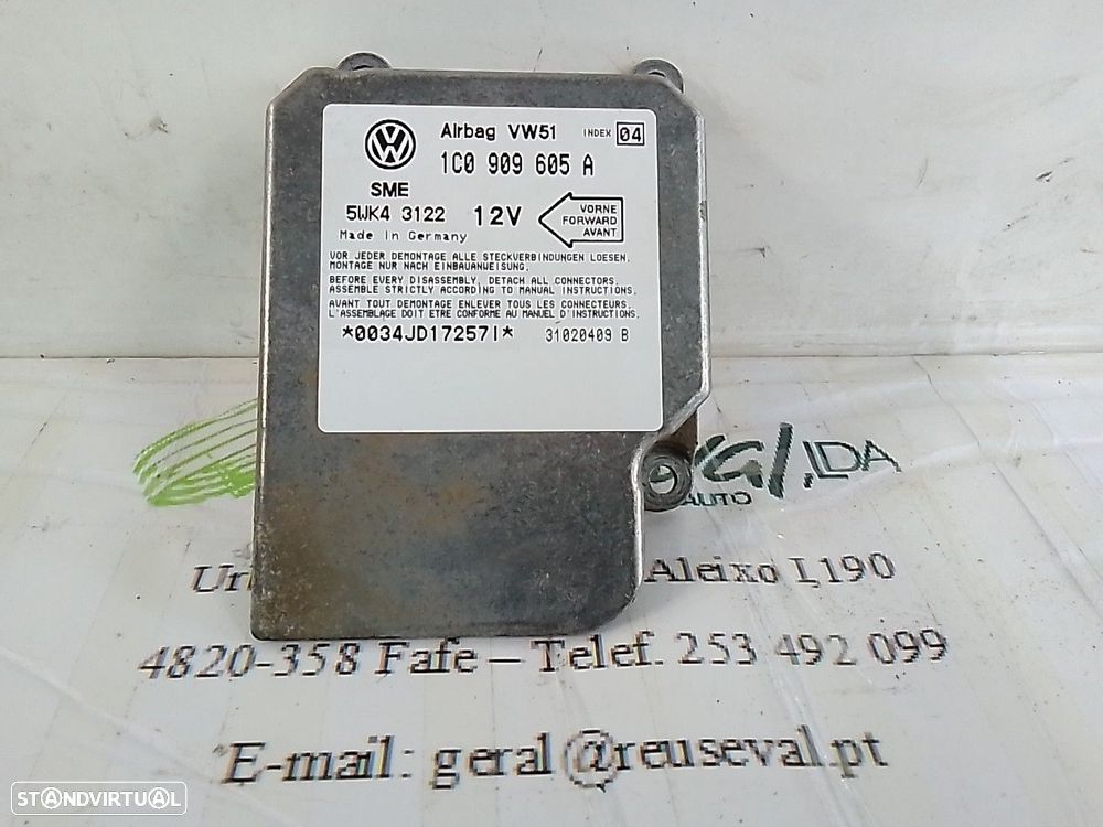 Centralina De Airbags Volkswagen Golf Iv (1J1) - 1
