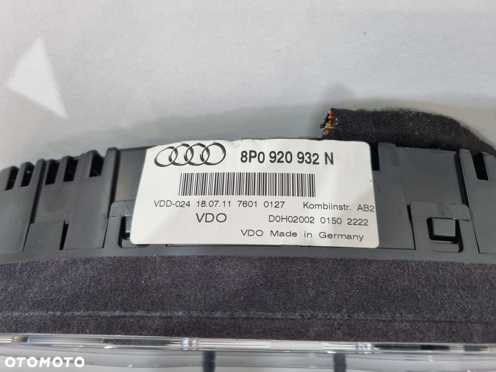 AUDI A3 8P LIFT LICZNIK ZEGARY 8P0920932N TDI EUROPA - 5