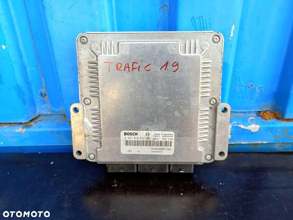 sterownik silnik komputer renault trafic ii vivaro a primastar 1.9 dci 0281010632 - 1
