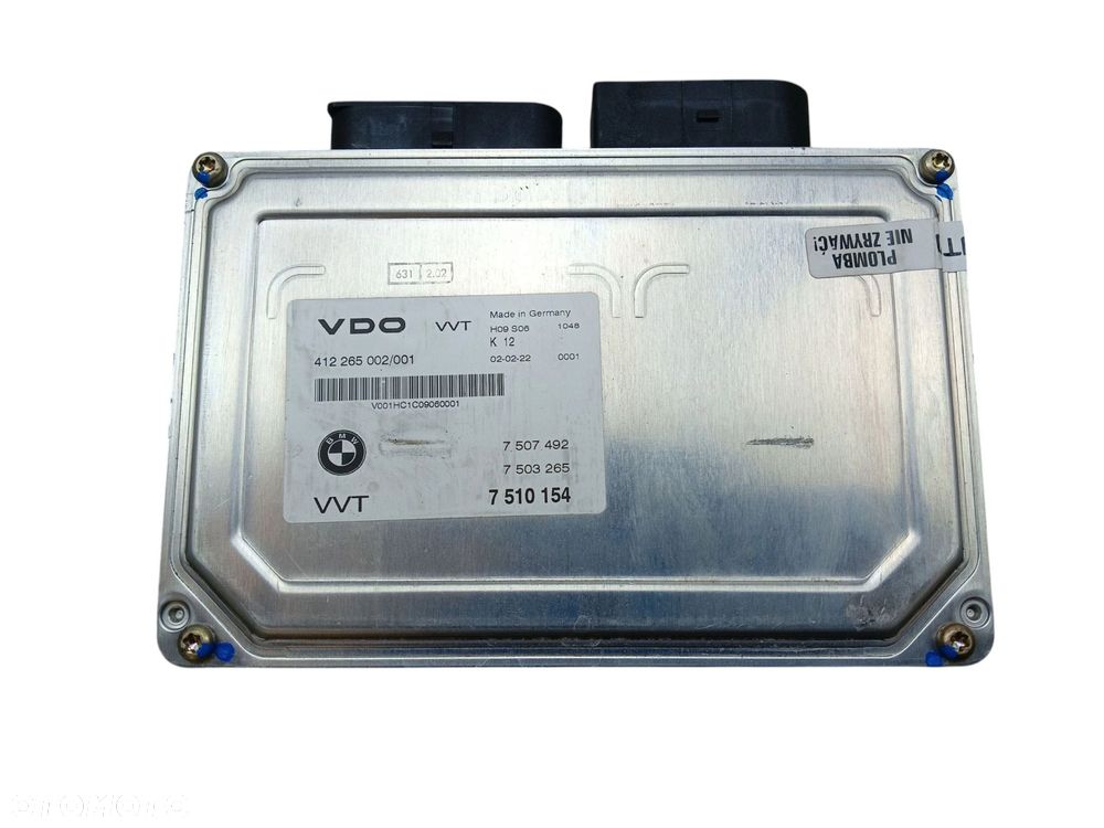 STEROWNIK MODUŁ VALVETRONIC BMW E65 E66 3.6 4.4 V8 7510154 - 2