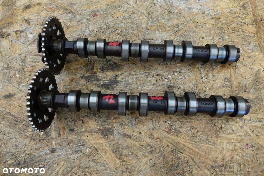 WAŁEK WAŁKI ROZRZĄDU 2 SZT KOMPLET OPEL CORSA MERIVA 1.4 XEP 55355467 - 1
