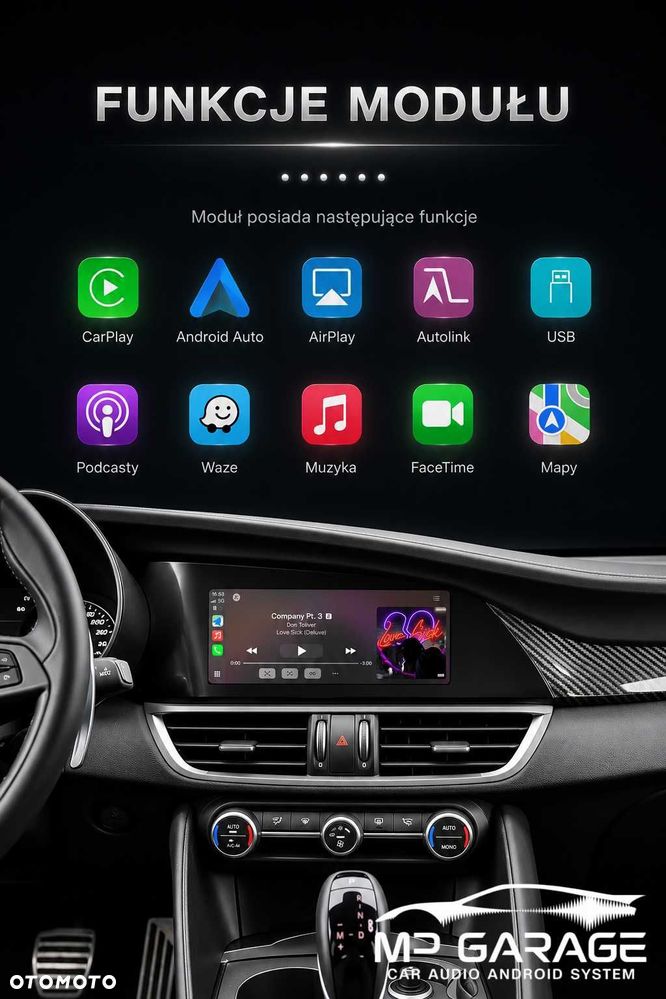 ALFA ROMEO JULIA/STELVIO moduł Apple CarPlay AndroidAuto Montaż Gwarancja PL - 4
