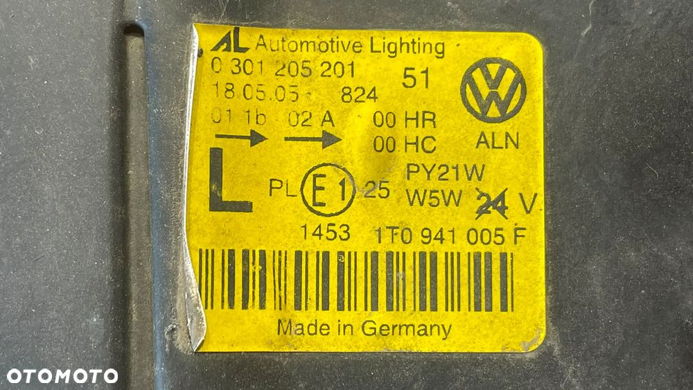 LAMPA LEWA PRZÓD VW TOURAN I 1T0941005F - 3
