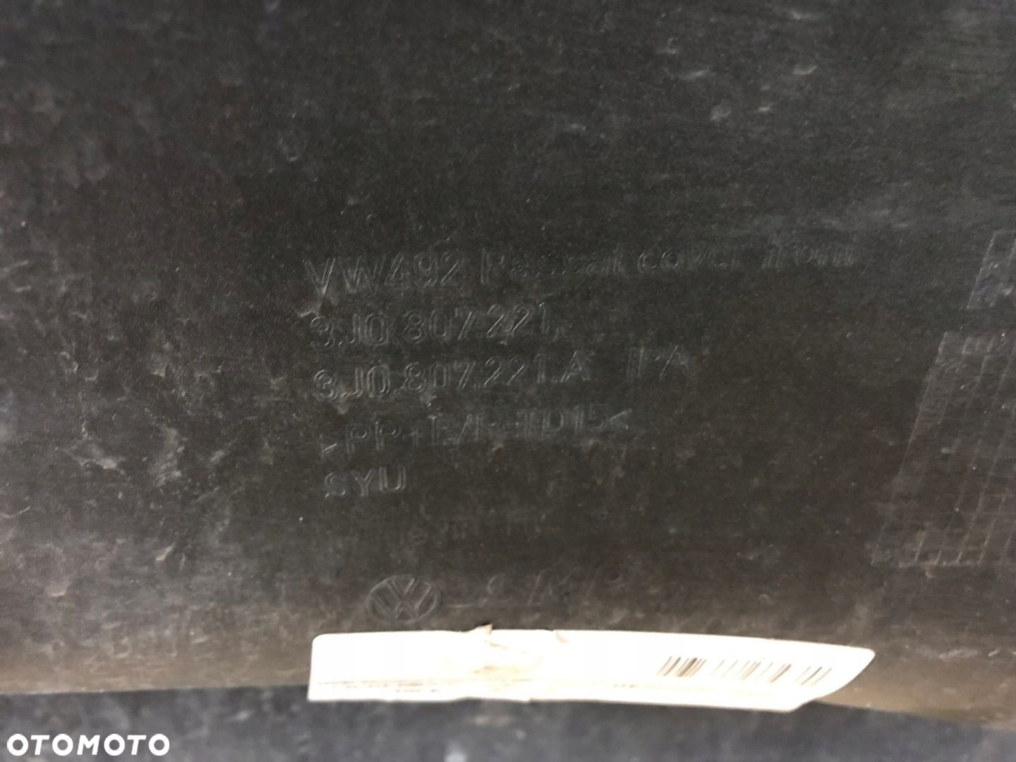 ZDERZAK PRZÓD PRZEDNI VW PASSAT B9 3J0 2024- 3J0807221 ORYGINAŁ CAŁY - 8