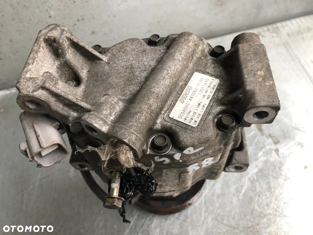 SP-58. Kompresor Sprężarka Klimatyzacji 6PK 447260-7100 Toyota Corolla E12 2.0 D4D Diesel - Wysyłka - 6