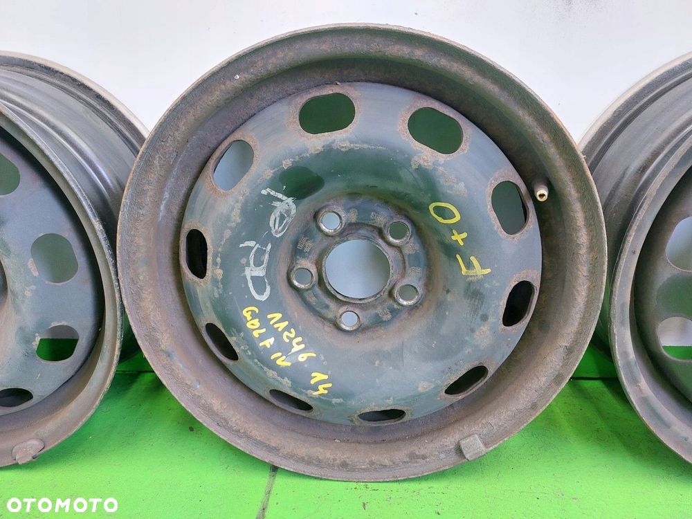 Felgi stalowe VW Golf IV LEON I TOLEDO II OCTAVIA I BORA ET 38 5X100 6J 14 - 7