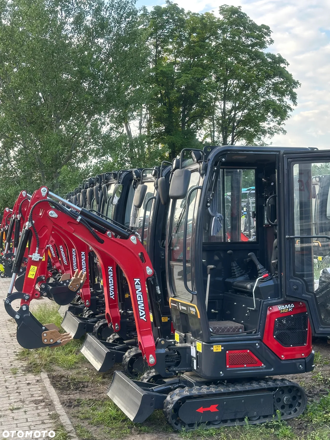Kingway YAMA H12K Kabina Chłodnica Joistick 1200kg Ramię SKR + 3 łyżki - 7