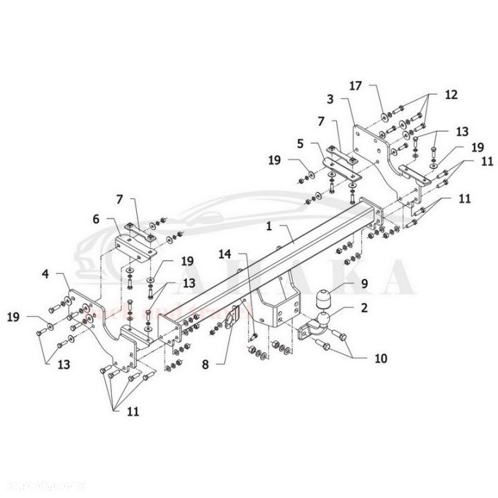 Hak Holowniczy Odkręcany Do Isuzu D-Max Od 2012 - 4