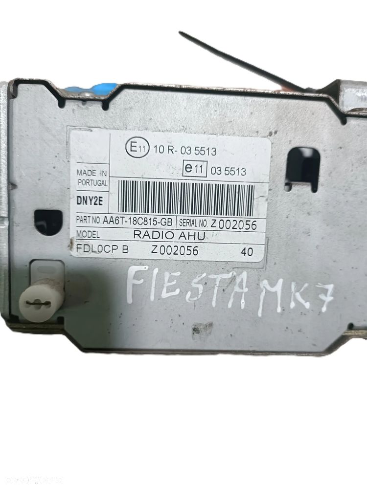 FORD FIESTA MK7 08- radioodtwarzacz radioodbiornik radio 10R035513 * - 5