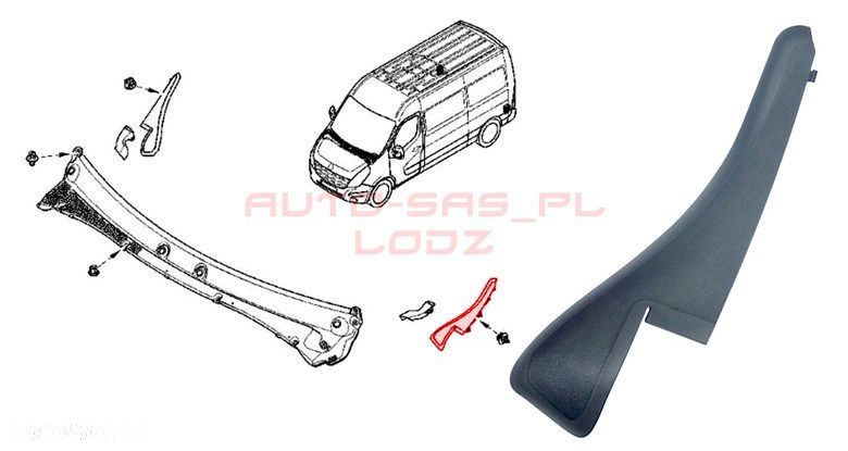 OSŁONA PODSZYBIA LEWA MASTER MOVANO NV400 10- - 2