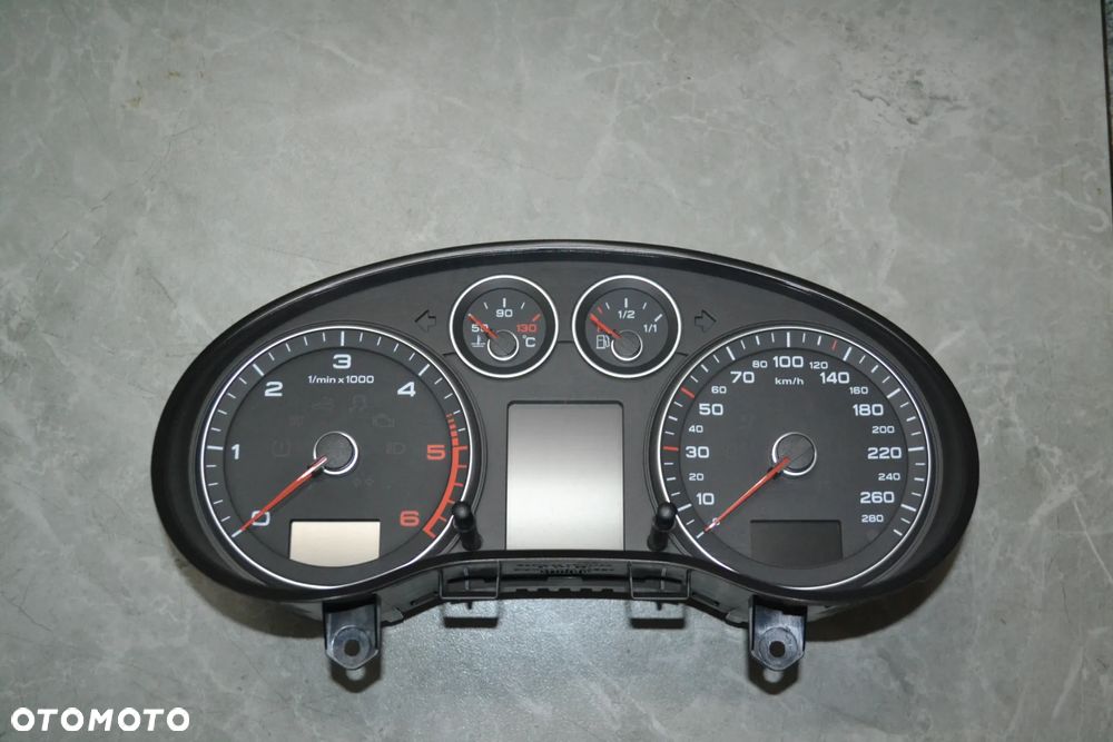 AUDI A3 8P LIFT 08-12 TDI LICZNIK ZEGAR EUROPA 8P0920932C - 1