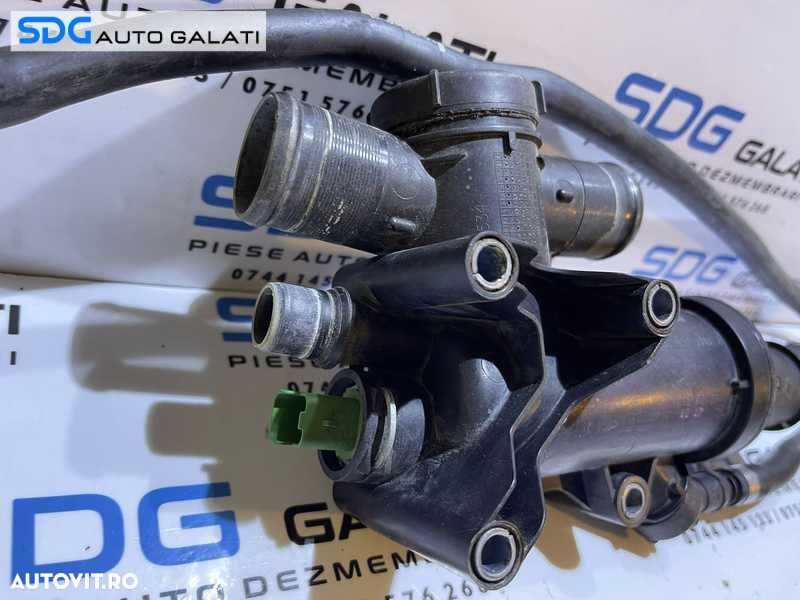Corp Carcasa Termostat Senzor Temperatura Apa Ford S-Max 2.0 TDCI 2006 - 2014 Cod 9656182980 [S0109] - 2