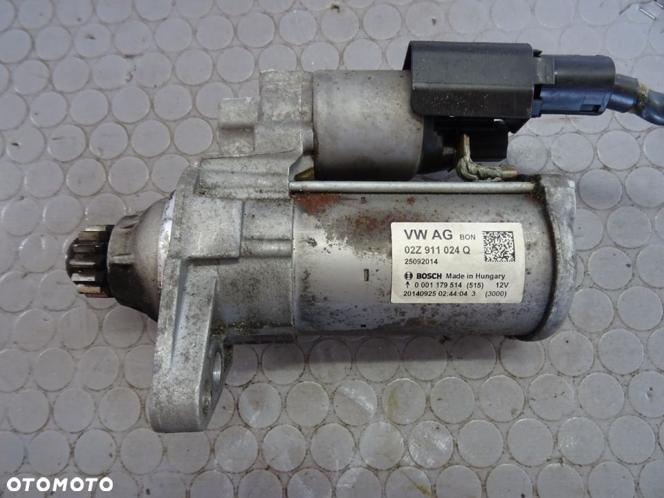 02Z911024Q rozrusznik 1.8 TSI Audi VW Seat Skoda czesci