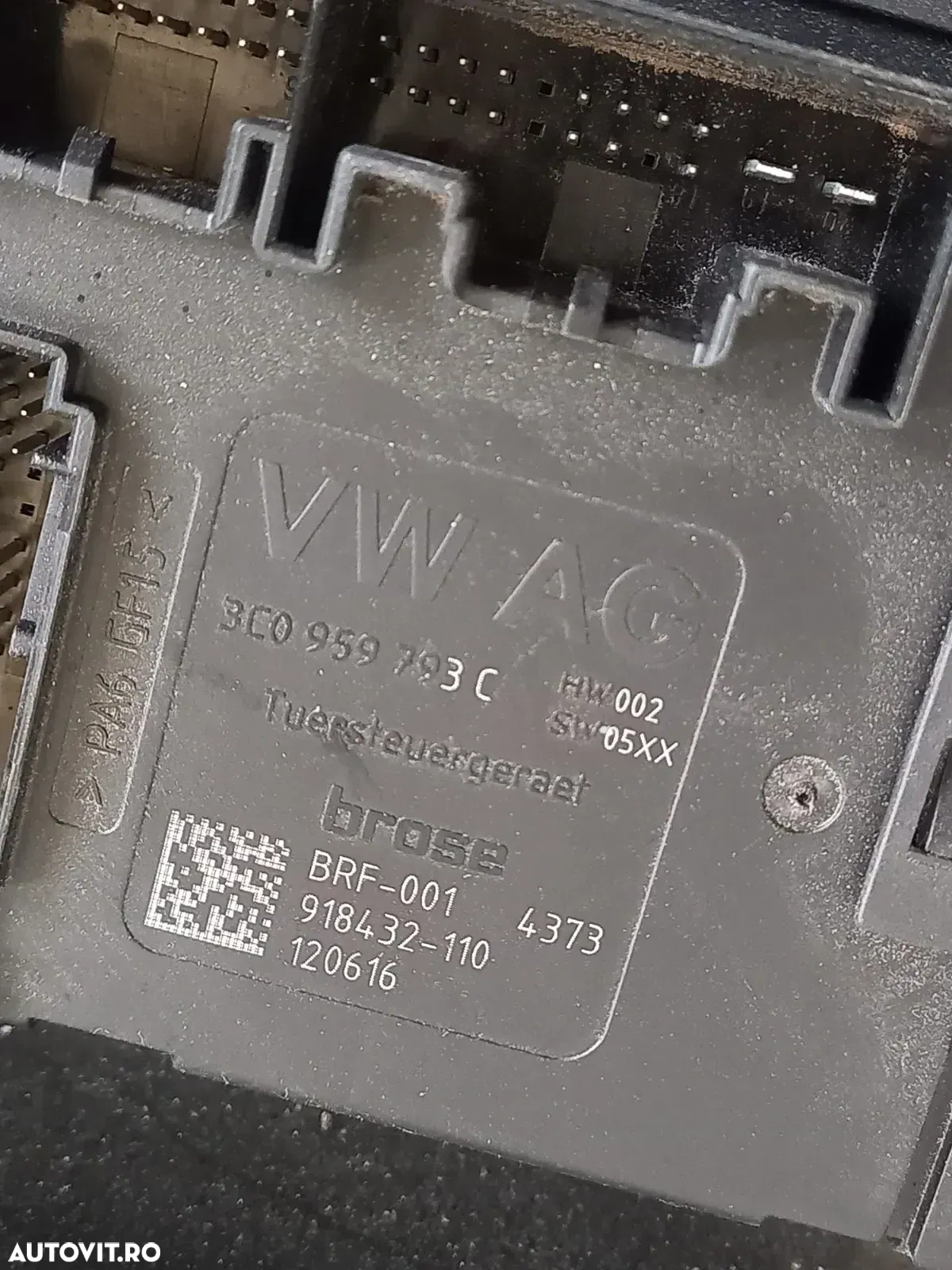 Macara Geam Electrica Vw Passat B7 An 2011-2012-2013-2014-2015 Macara Fata Spate Vw Passat B7 - Dez - 9
