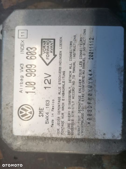 Sterownik Moduł Air-Bag Poduszek Siemens Audi VW Seat Skoda - 4