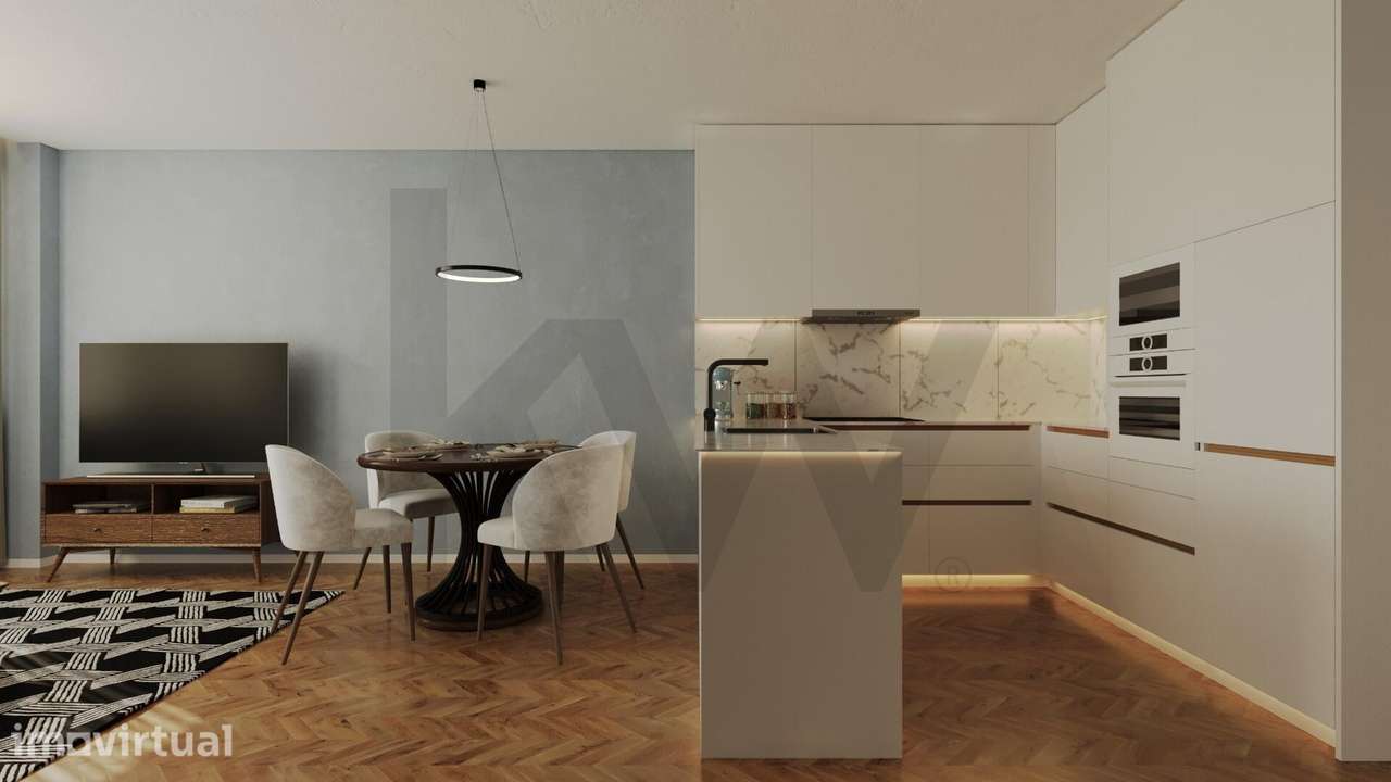 Apartamento T2 com 113 m2 em empreendimento novo na Rua de Santa Catar - Grande imagem: 5/12