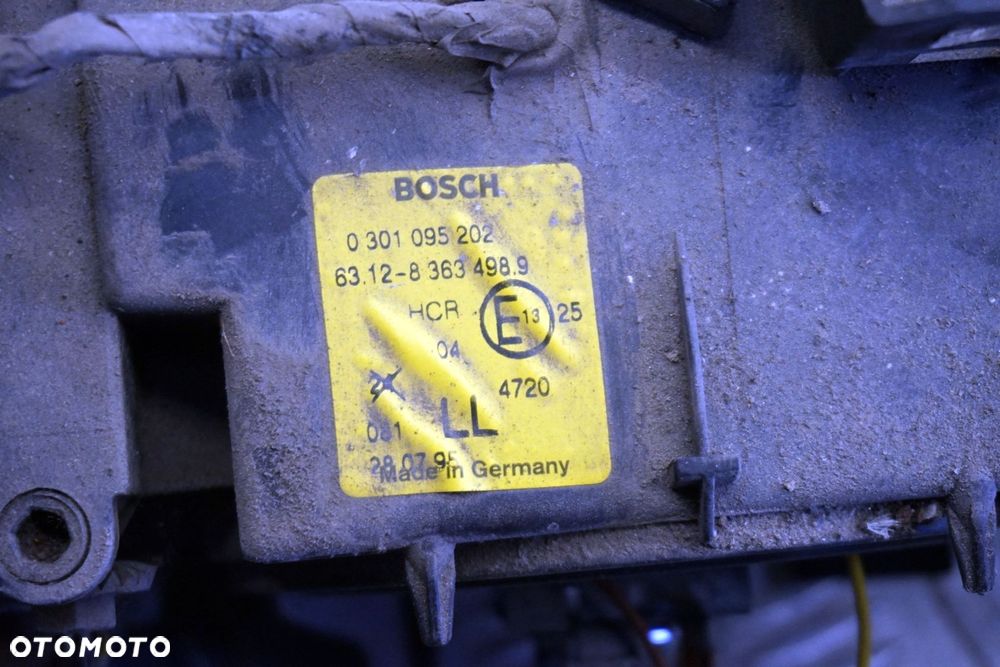 LAMPA PRZEDNIA PRAWA 3 E36 631283634989 0301095202 BMW 1990-1999 - 3