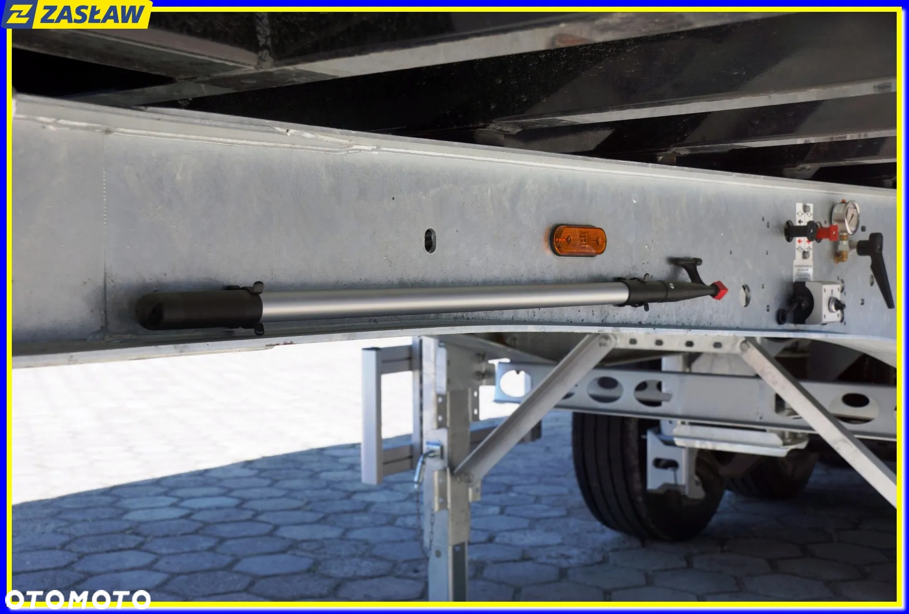Zaslaw 43 m³ / 5.890 kg naczepa wywrotka alum. kl-drzwi NAJLŻEJSZA ! - 32