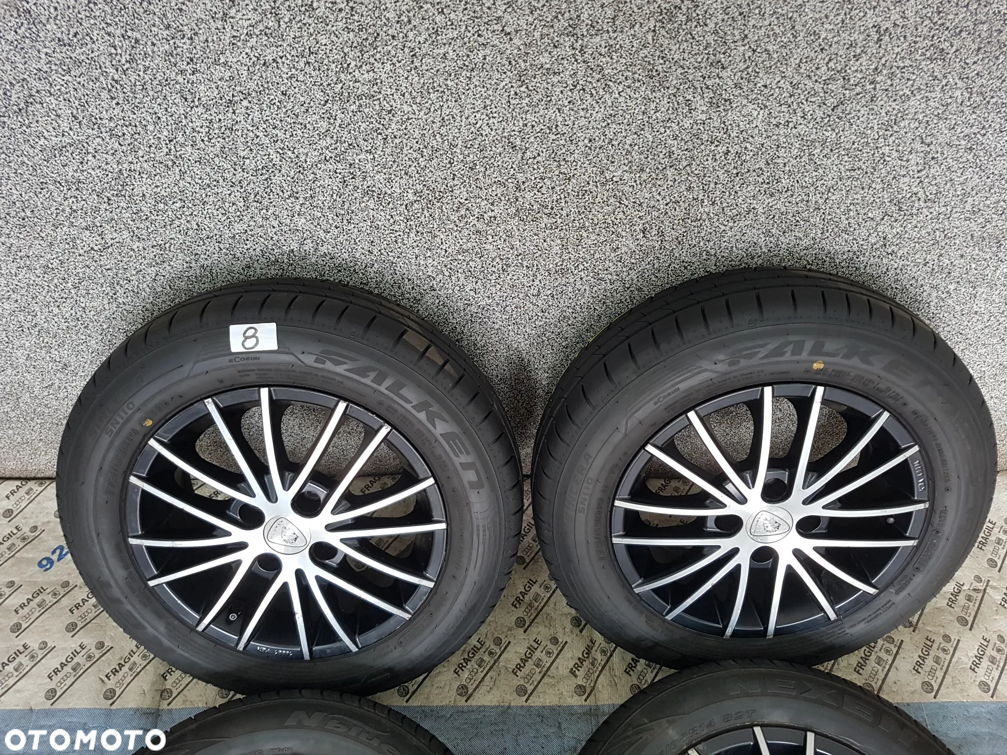 KOŁA LETNIE OPEL CORSA HYUNDAI  TOYOTA YARYS RENAULT CLIO VW UP MI CITYGO 4X100 175/65R14 5,5JX14 ET36 - 4