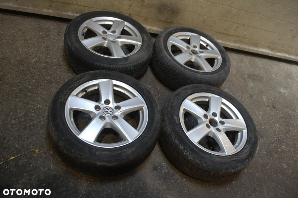 KOŁA FELGI ALUMINIOWE KOMPLET KBA48450 5X112 205/55R16 ET42 6.5J VW PASSAT B6 AUDI SEAT SKODA - 1