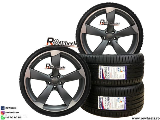 Jante Audi R20 A5 A6 A7 A8 Q5 Model Rotor Anvelope vara noi 255-35-20 - 1