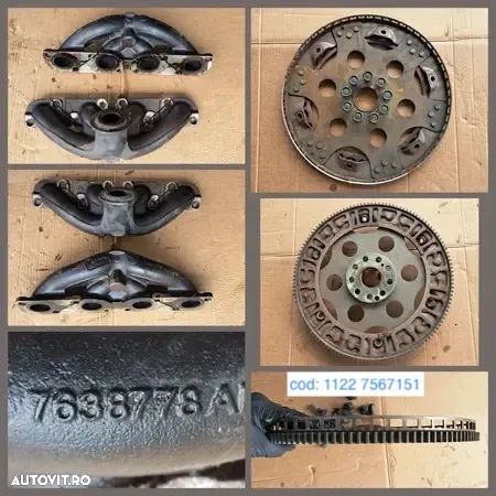 -1- Anexe motor bmw 750 ix 2014 F01 compresor pompa tandem alternator electromotor galerie evacuare admisie - 5