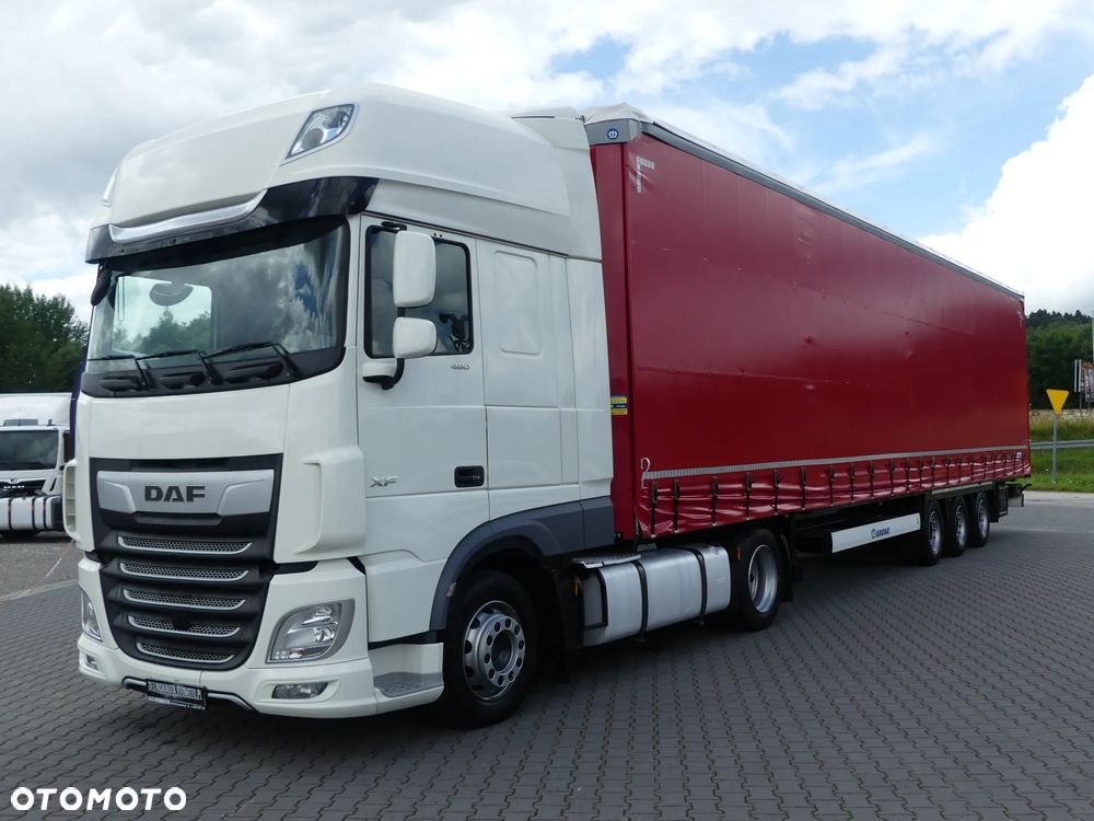 DAF XF 106.480 + KRONE FIRANKA / ZESTAW MEGA / OŚ PODNOSZONA / - 2