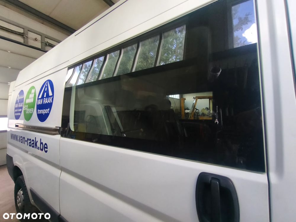 Drzwi boczne przesuwne z szybą Fiat Ducato III Jumper Boxer białe 249 szyba wysokie H2 H3 - 6