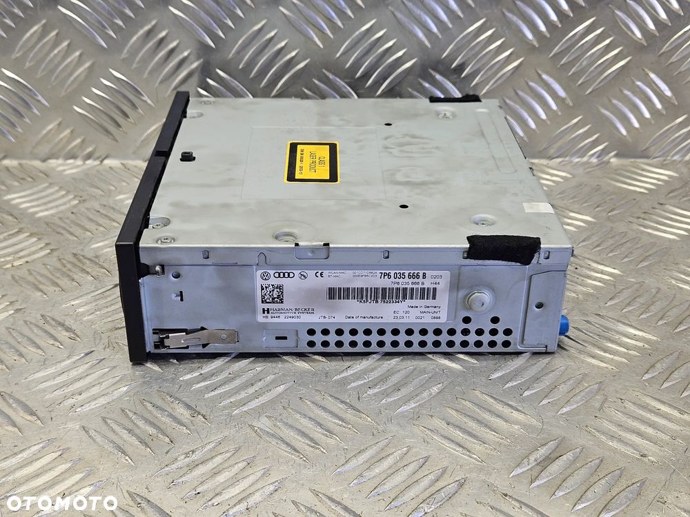 VW TOUAREG 7P 10-18R STEROWNIK NAWIGACJA MMI CZYTNIK SSD 7P6035666B - 4